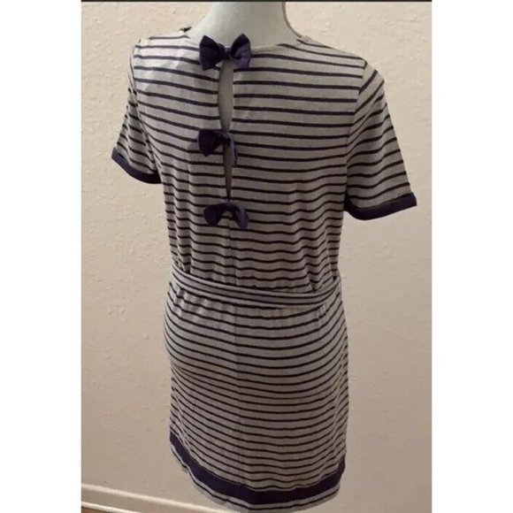 Tommy Girl Hilfiger Girls Dress size Medium New NWT Blue Stripes Gray Beautiful - Picture 2 of 8